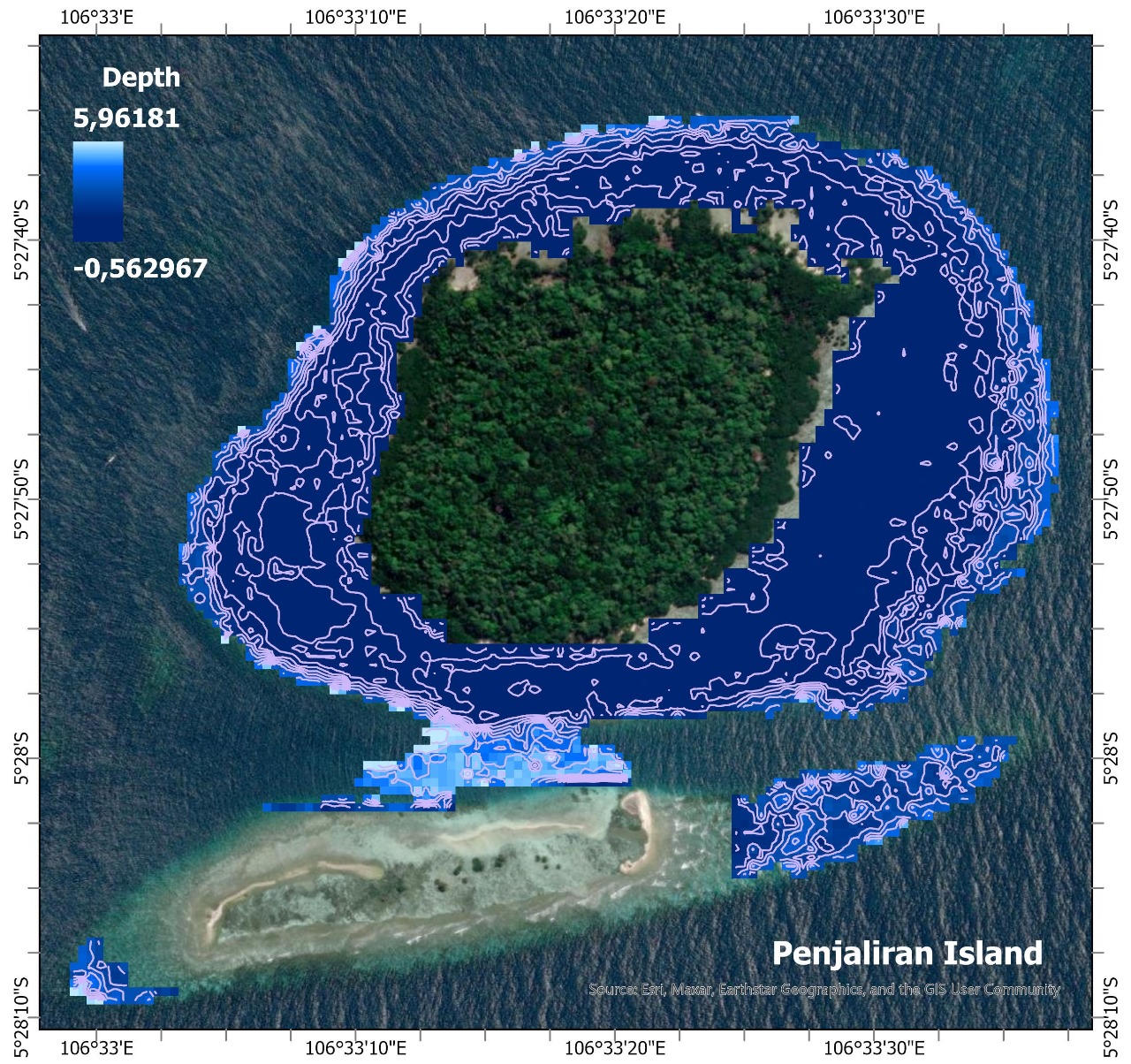 Hasil Citra Pulau Penjaliran